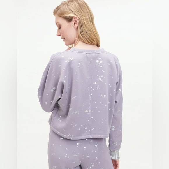 SPLENDID Avalanche Foil Pullover SWEATSHIRT - Picture 5 of 11